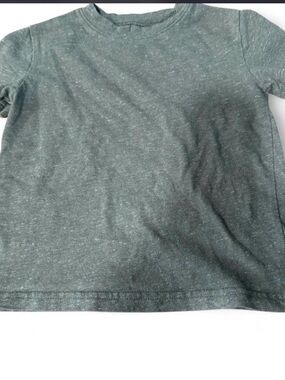 Essentials Olive Green Kids Crewneck Tee